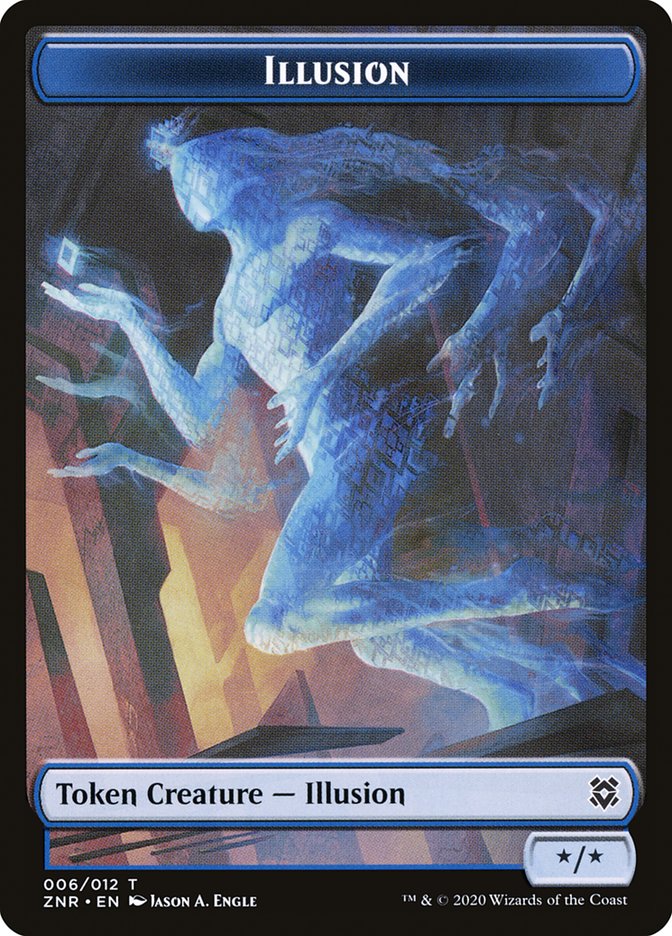 Copy // Illusion Double-Sided Token [Zendikar Rising Tokens] | Total Play