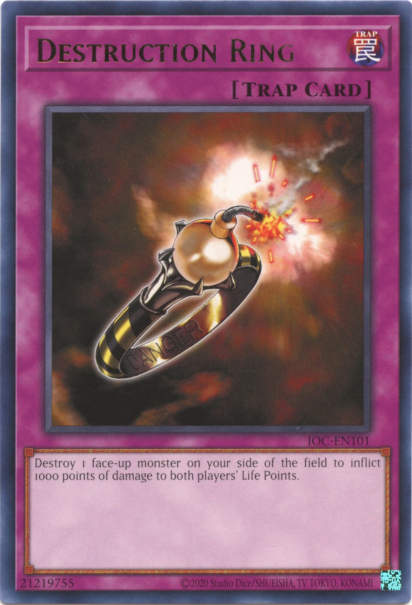 Destruction Ring (25th Anniversary) [IOC-EN101] Rare | Total Play