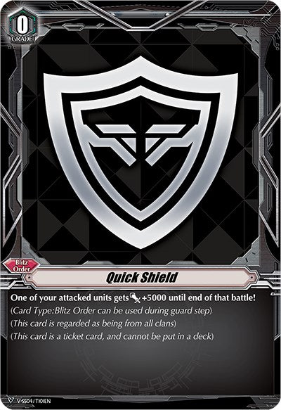 Quick Shield (V-SS04/TI01EN) [Majesty Lord Blaster] | Total Play