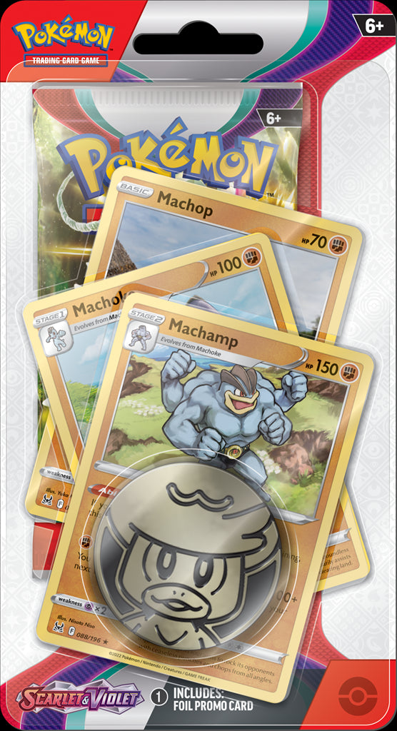 Scarlet & Violet - Single Pack Blister (Machamp, Machoke, Machop) | Total Play