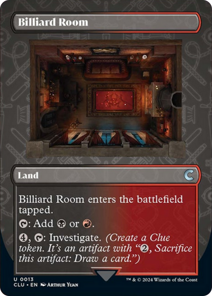 Billiard Room (Borderless) [Ravnica: Clue Edition] | Total Play