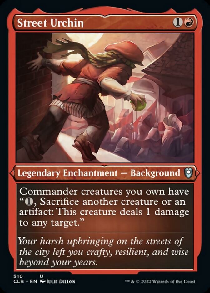 Street Urchin (Foil Etched) [Commander Legends: Battle for Baldur's Gate] | Total Play