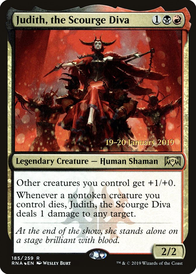 Judith, the Scourge Diva [Ravnica Allegiance Prerelease Promos] | Total Play