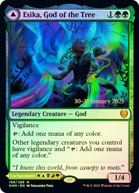 Esika, God of the Tree // The Prismatic Bridge [Kaldheim Prerelease Promos] | Total Play