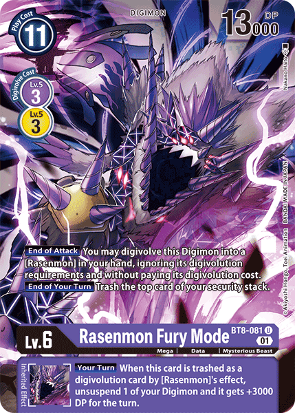 Rasenmon: Fury Mode [BT8-081] [New Awakening] | Total Play