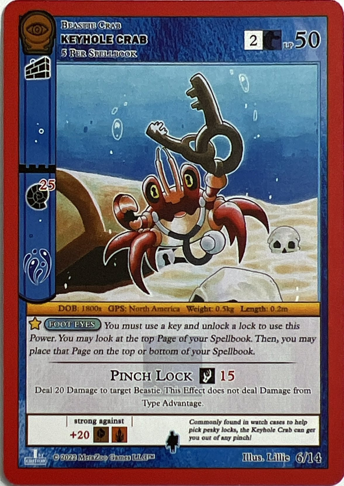Keyhole Crab [Seance: First Edition Release Event Deck] | Total Play