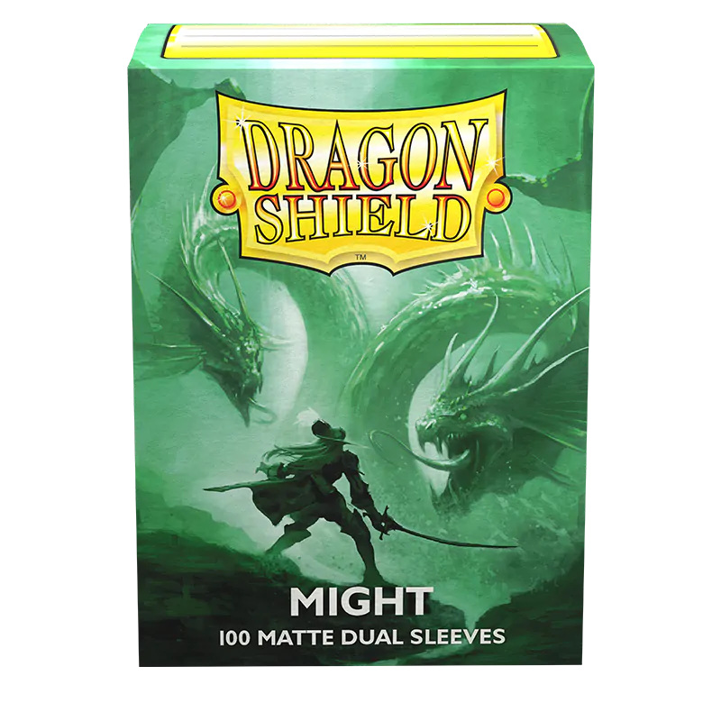 Dragon Shield: Standard 100ct Sleeves - Might (Dual Matte) | Total Play