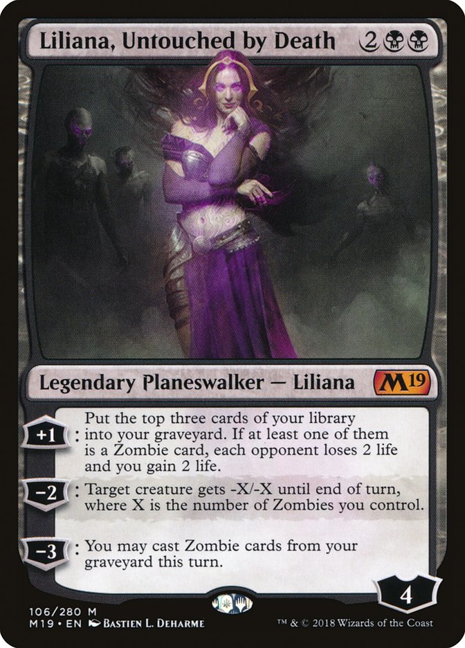 Liliana, Untouched by Death [Core Set 2019] | Total Play