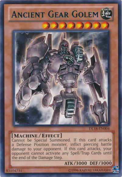 Ancient Gear Golem (Green) [DL18-EN004] Rare | Total Play