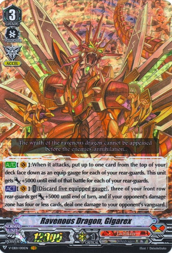 Ravenous Dragon, Gigarex (V-EB01/001EN) [The Destructive Roar] | Total Play