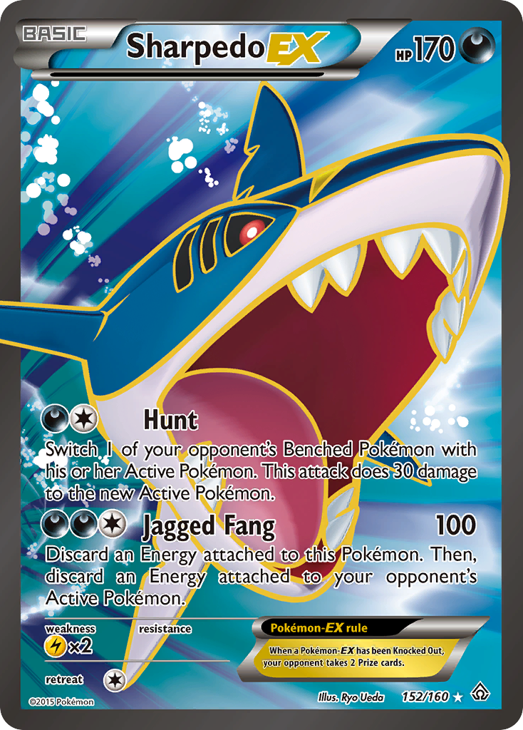 Sharpedo EX (152/160) [XY: Primal Clash] | Total Play