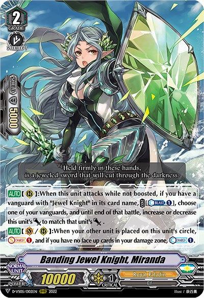 Banding Jewel Knight, Miranda (D-VS05/002EN) [V Clan Collection Vol.5] | Total Play