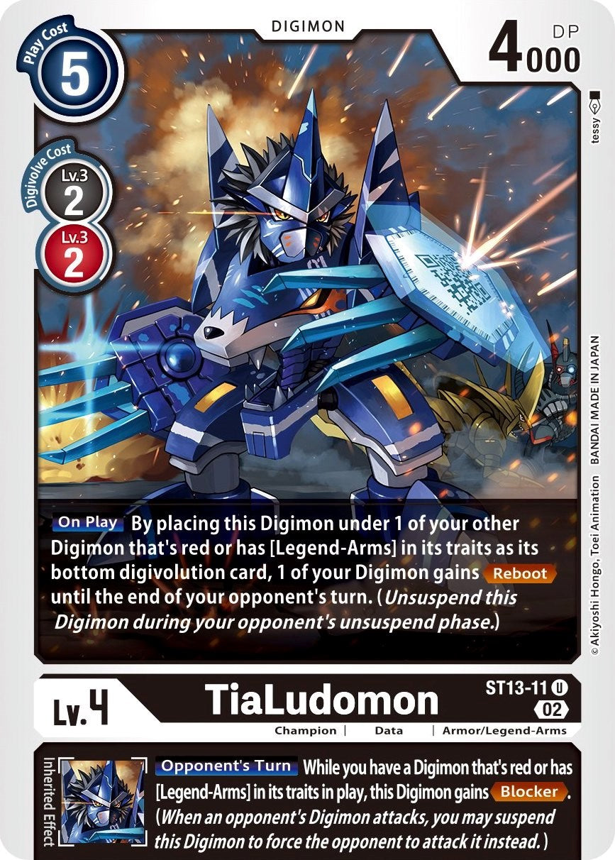 TiaLudomon [ST13-11] [Starter Deck: Ragnaloardmon] | Total Play
