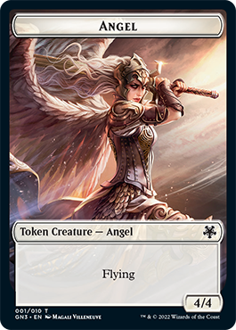 Zombie // Angel Double-Sided Token [Game Night: Free-for-All Tokens] | Total Play