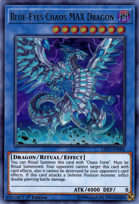 Blue-Eyes Chaos MAX Dragon [LED3-EN000] Ultra Rare | Total Play