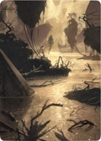 Murkwater Pathway Art Card [Zendikar Rising Art Series] | Total Play