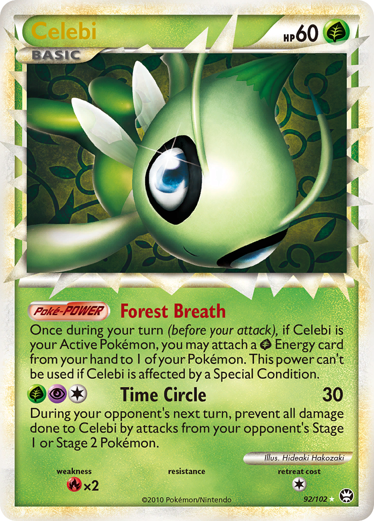 Celebi (92/102) [HeartGold & SoulSilver: Triumphant] | Total Play