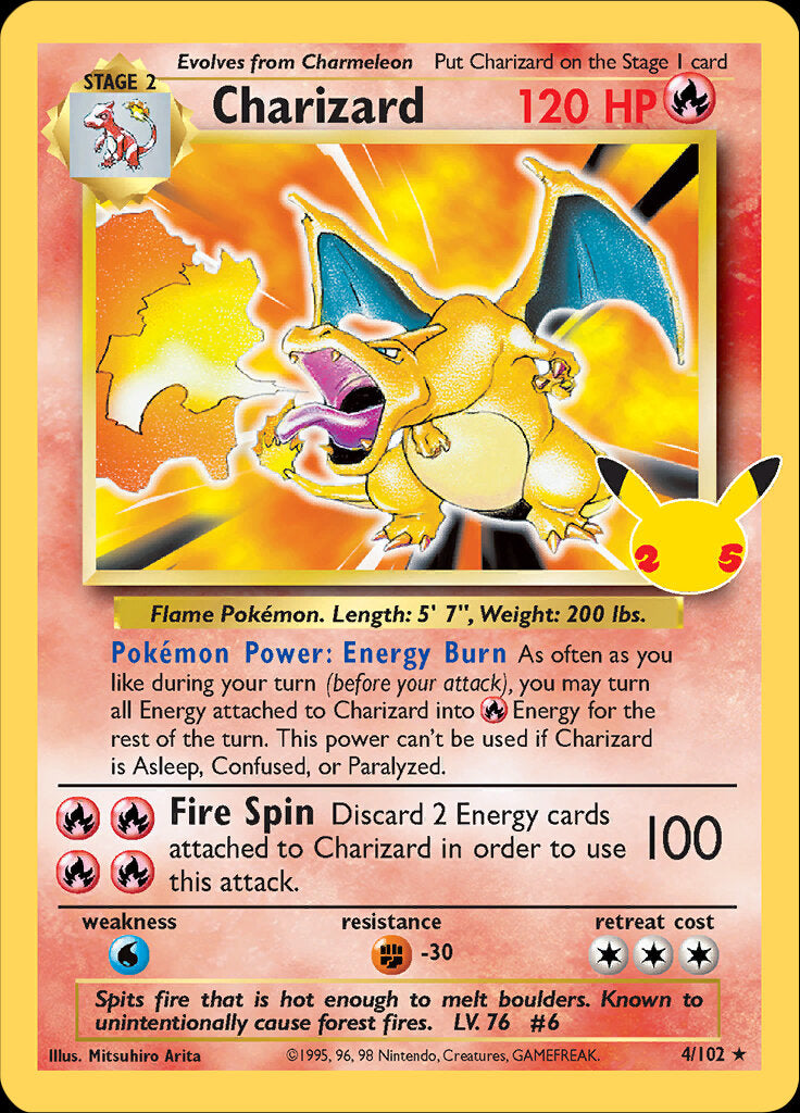 Charizard (4/102) [Celebrations: 25th Anniversary - Classic Collection] | Total Play
