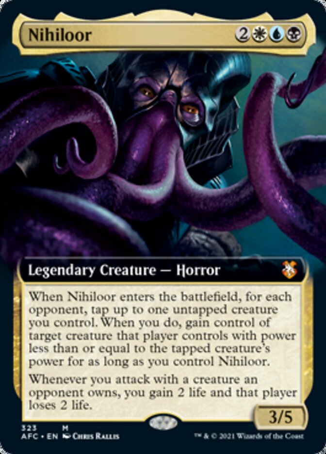 Nihiloor (Extended Art) [Dungeons & Dragons: Adventures in the Forgotten Realms Commander] | Total Play