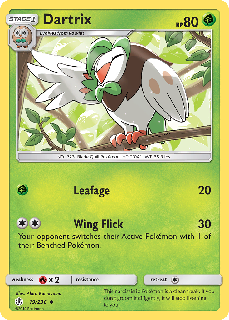 Dartrix (19/236) [Sun & Moon: Cosmic Eclipse] | Total Play