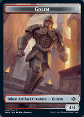 Golem // Treasure (21) Double-Sided Token [Modern Horizons 2 Tokens] | Total Play