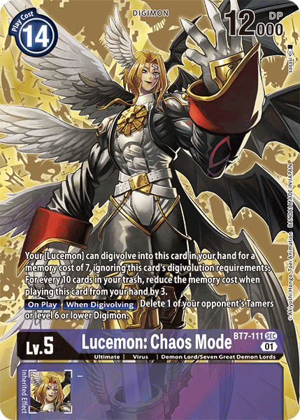 Lucemon: Chaos Mode [BT7-111] (Alternate Art) [Next Adventure] | Total Play