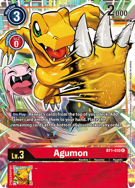 Agumon [BT1-010] (Dash Pack) [Release Special Booster Ver.1.0 Promos] | Total Play
