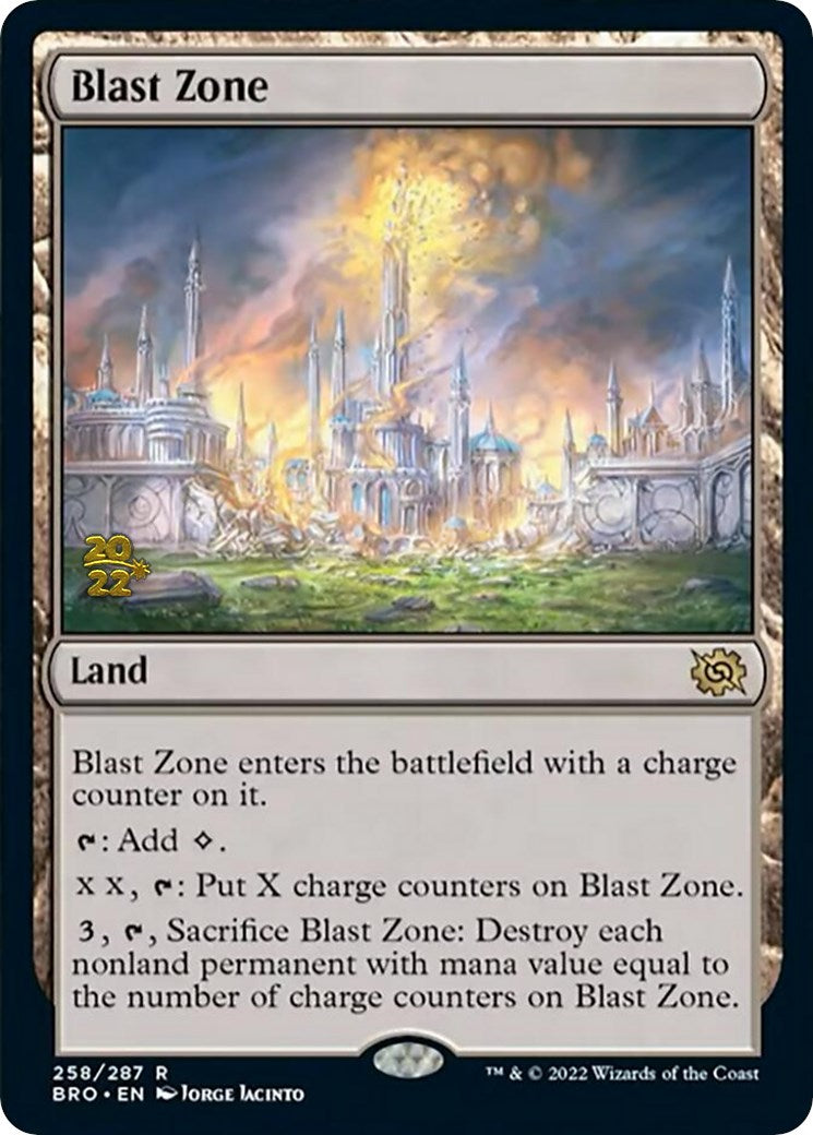 Blast Zone (258) [The Brothers' War Prerelease Promos] | Total Play