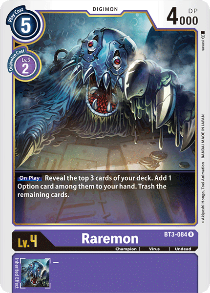 Raremon [BT3-084] [Release Special Booster Ver.1.0] | Total Play