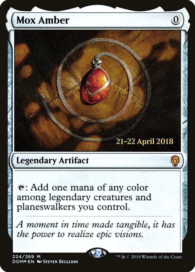 Mox Amber [Dominaria Prerelease Promos] | Total Play