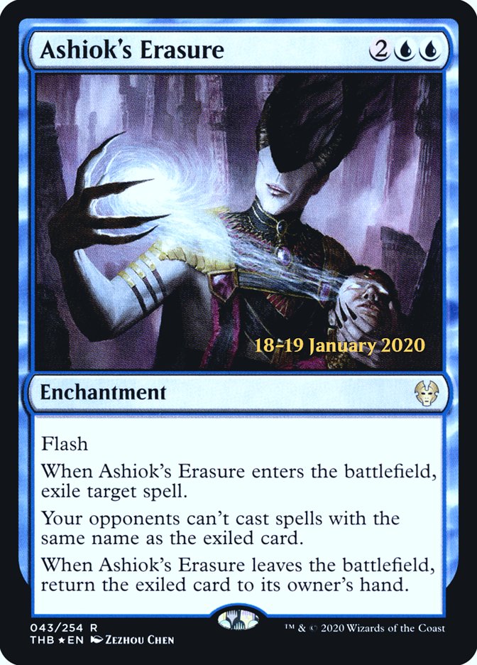 Ashiok's Erasure [Theros Beyond Death Prerelease Promos] | Total Play