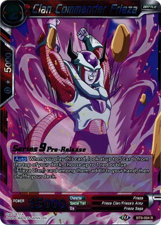 Clan Commander Frieza (BT9-004) [Universal Onslaught Prerelease Promos] | Total Play
