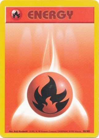 Fire Energy (98/102) [Base Set Unlimited] | Total Play