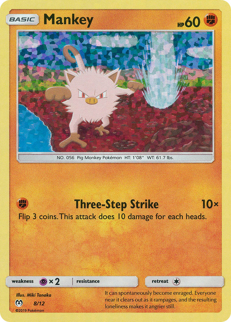 Mankey (8/12) [McDonald's Promos: 2019 Collection] | Total Play
