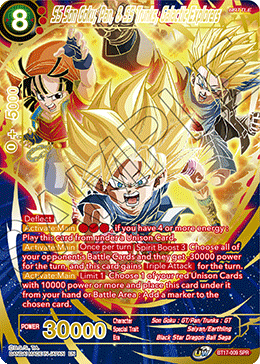 SS Son Goku, Pan, & SS Trunks, Galactic Explorers (SPR) (BT17-009) [Ultimate Squad] | Total Play