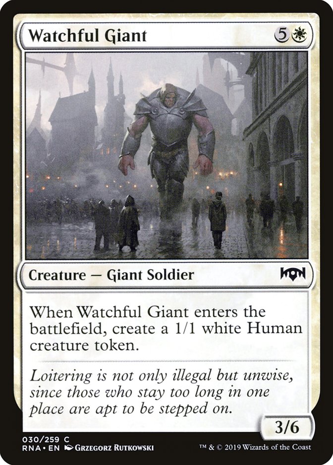 Watchful Giant [Ravnica Allegiance] | Total Play