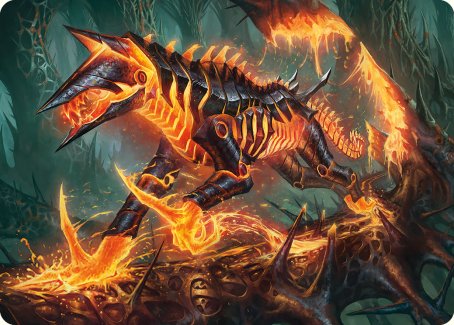 Kuldotha Cackler Art Card [Phyrexia: All Will Be One Art Series] | Total Play