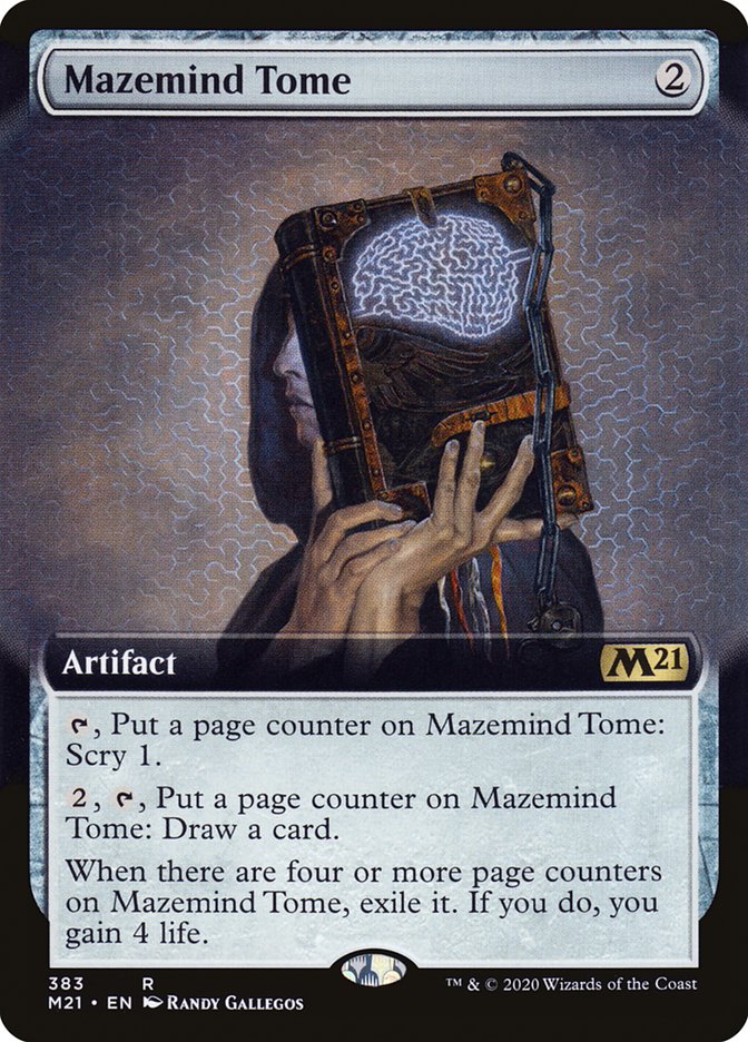 Mazemind Tome (Extended Art) [Core Set 2021] | Total Play