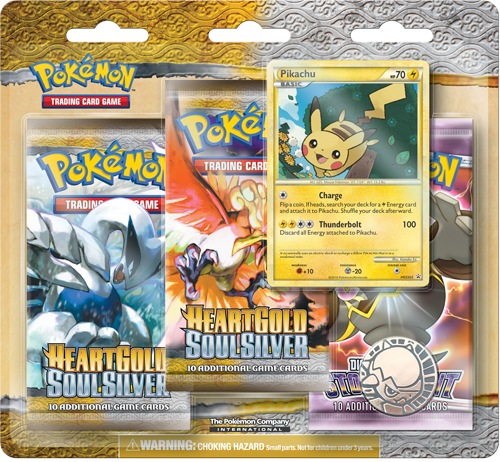 HeartGold & SoulSilver - 3-Pack Blister (Pikachu) | Total Play