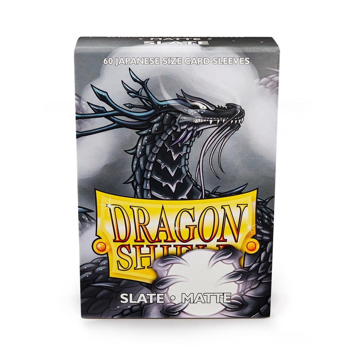 Dragon Shield: Japanese Size 60ct Sleeves - Slate (Matte) | Total Play