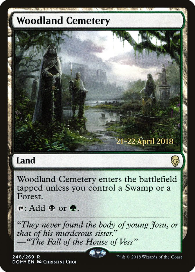 Woodland Cemetery [Dominaria Prerelease Promos] | Total Play