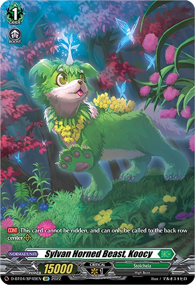 Sylvan Horned Beast, Koocy (D-BT04/SP49EN) [Awakening of Chakrabarthi] | Total Play