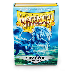 Dragon Shield: Standard 60ct Sleeves - Sky Blue (Matte) | Total Play