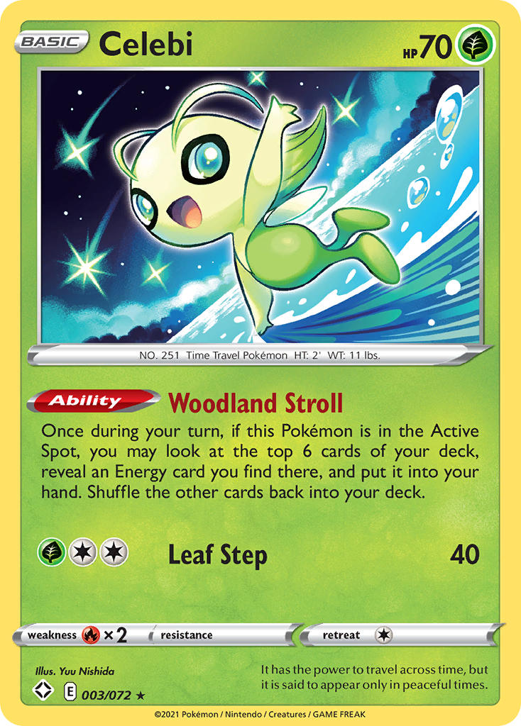 Celebi (003/072) [Sword & Shield: Shining Fates] | Total Play