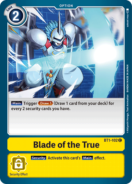 Blade of the True [BT1-102] [Release Special Booster Ver.1.0] | Total Play