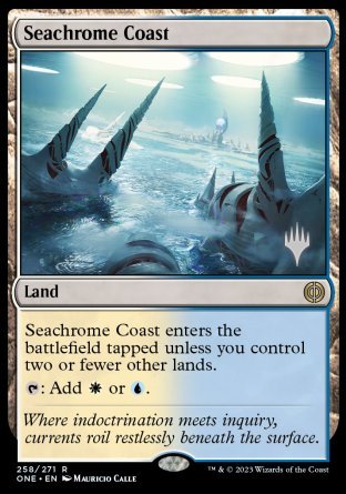 Seachrome Coast (Promo Pack) [Phyrexia: All Will Be One Promos] | Total Play