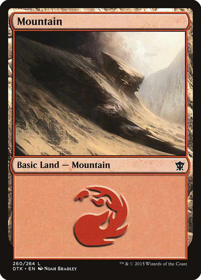 Mountain (260) [Dragons of Tarkir] | Total Play