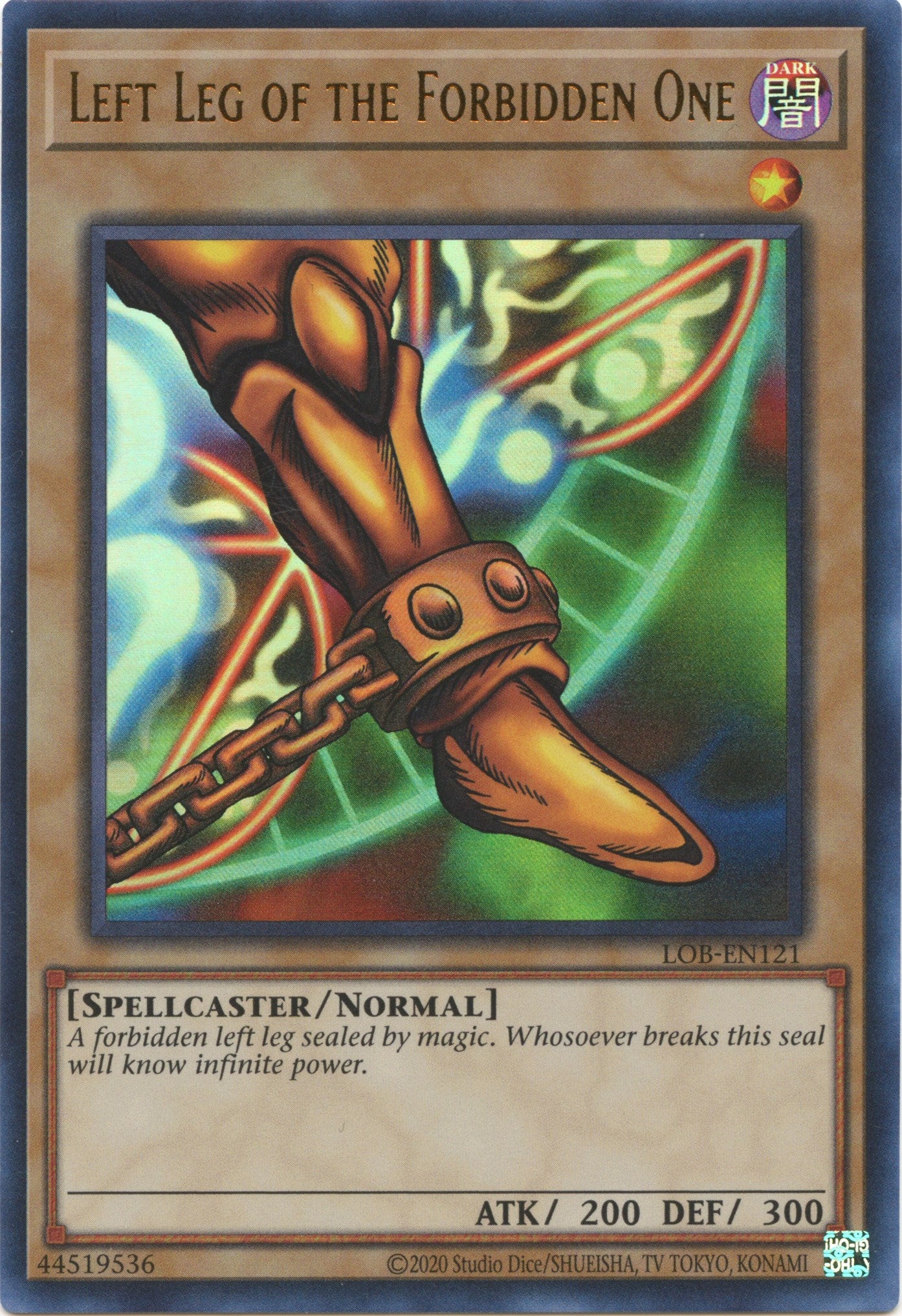 Left Leg of the Forbidden One (25th Anniversary) [LOB-EN121] Ultra Rare | Total Play