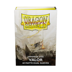 Dragon Shield: Japanese Size 60ct Sleeves - Valor (Dual Matte) | Total Play