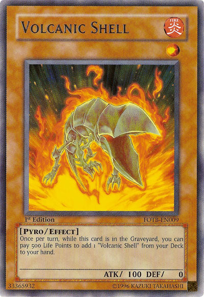 Volcanic Shell [FOTB-EN009] Rare | Total Play